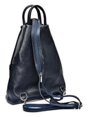 Carla Ferreri Rucsac Guia piele naturala Albastru