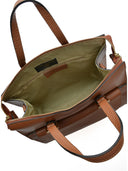 Luisa Vannini Rucsac Margot piele naturala coniac inchis