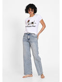 Jeans wide-leg Albastru