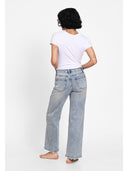 Jeans wide-leg Albastru