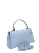 Borsa a mano Mangotti Mariana in vera pelle - Azzurro