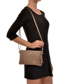 Mangotti Bags Geanta de umar Evelyna piele naturala -Taupe