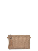 Mangotti Bags Geanta de umar Evelyna piele naturala -Taupe