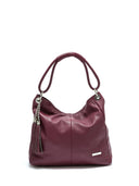 Borsa Anna Luchini Top Handle Katarina pelle naturale GRENA