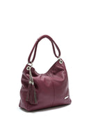 Borsa Anna Luchini Top Handle Katarina pelle naturale GRENA