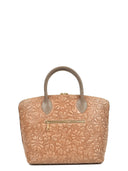 Anna Luchini Borsa a mano Dardana in pelle naturale COGNAC CHIARO