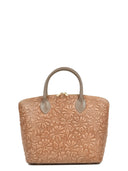 Anna Luchini Borsa a mano Dardana in pelle naturale COGNAC CHIARO