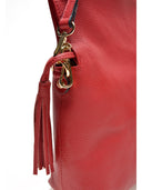 Isabella Rhea Geanta de mana  Lilia piele naturala  Rosu