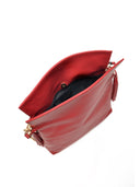 Isabella Rhea Geanta de mana  Lilia piele naturala  Rosu