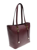 Borsa Tote Luisa Vannini Amelia pelle naturale GRENA