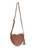 Borsa a spalla Luisa Vannini Lorelei in pelle naturale COGNAC
