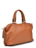 Borsa a mano Milana in vera pelle COGNAC