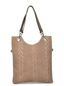 Mangotti Bags Geanta de umar Nina piele naturala -Taupe inchis