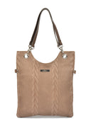 Mangotti Bags Geanta de umar Nina piele naturala -Taupe inchis