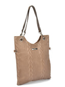 Mangotti Bags Geanta de umar Nina piele naturala -Taupe inchis