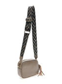 Borsa a tracolla Alessia in pelle naturale TAUPE