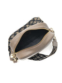 Borsa a tracolla Alessia in pelle naturale TAUPE