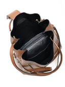 Borsa a tracolla Elody in pelle naturale Cognac