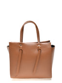 Borsa a mano Regina in pelle naturale Cognac
