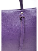 Borsa a mano Regina in pelle naturale Viola