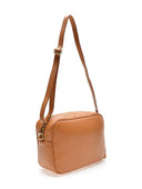 Borsa a tracolla Luciana in pelle naturale Cognac
