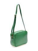 Borsa a tracolla Luciana in pelle naturale Verde