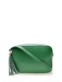 Borsa a tracolla Luciana in pelle naturale Verde