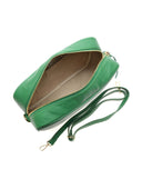 Borsa a tracolla Luciana in pelle naturale Verde