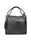 Borse Borsa con manico superiore Katarina Pelle naturale Nero