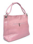 Borse Borsa a mano Katarina in pelle naturale Rosa scuro