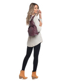 Anna Luchini Rucsac Celeste piele naturala -Albastru