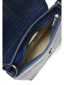 Anna Luchini Geanta de umar Louisa piele naturala -Albastru