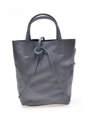 Borsa a tracolla Cristiana in vera pelle Grigio