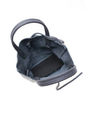 Borsa a tracolla Cristiana in vera pelle Grigio