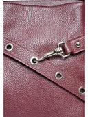 Anna Luchini geanta de umar Giorgia piele naturala  Visiniu