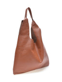 Borsa a mano Louise in vera pelle color cognac
