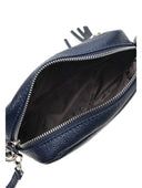 Borsa a tracolla Tova blu scuro in vera pelle