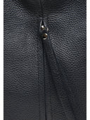 Borsa a tracolla Bernadette in vera pelle nera