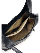 Borsa a tracolla Bernadette in vera pelle nera
