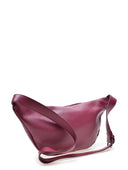 Marsupio Wilhelmina bordeaux in vera pelle