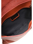 Borsa a tracolla Delfina in pelle naturale arancione