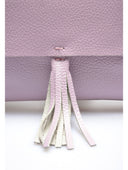 Borsa a tracolla Delfina in pelle naturale Lilla