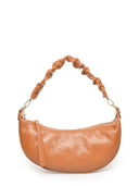 Borsa a mano Maximiliane in vera pelle Cognac scuro