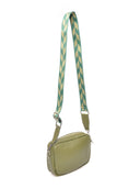 Borsa a tracolla Hazel in pelle naturale verde
