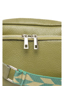 Borsa a tracolla Hazel in pelle naturale verde