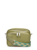 Borsa a tracolla Hazel in pelle naturale verde