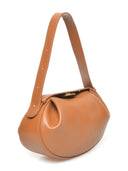 Borsa a mano Ica in pelle naturale Cognac scuro