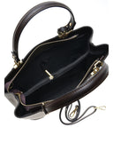 Borsa a mano Livia in pelle naturale color tortora