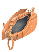 Borsa a mano Astrid in vera pelle Cognac