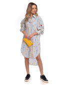 Pochette Elsa in pelle naturale gialla